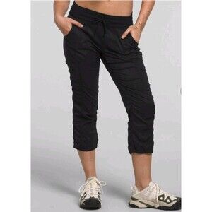 The North Face Aphrodite Capri 2.0 Size XXL Pants Black Ruched Outdoor Gorpcore